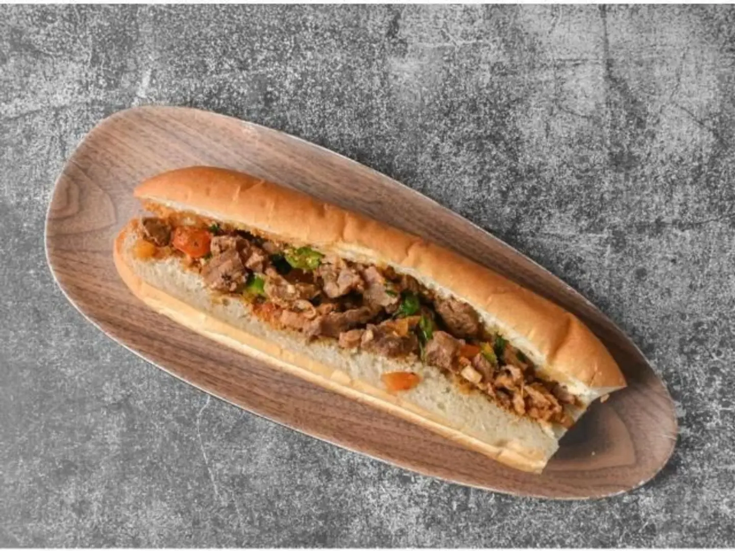 Meat Mgalgal Sandwich With Cheese