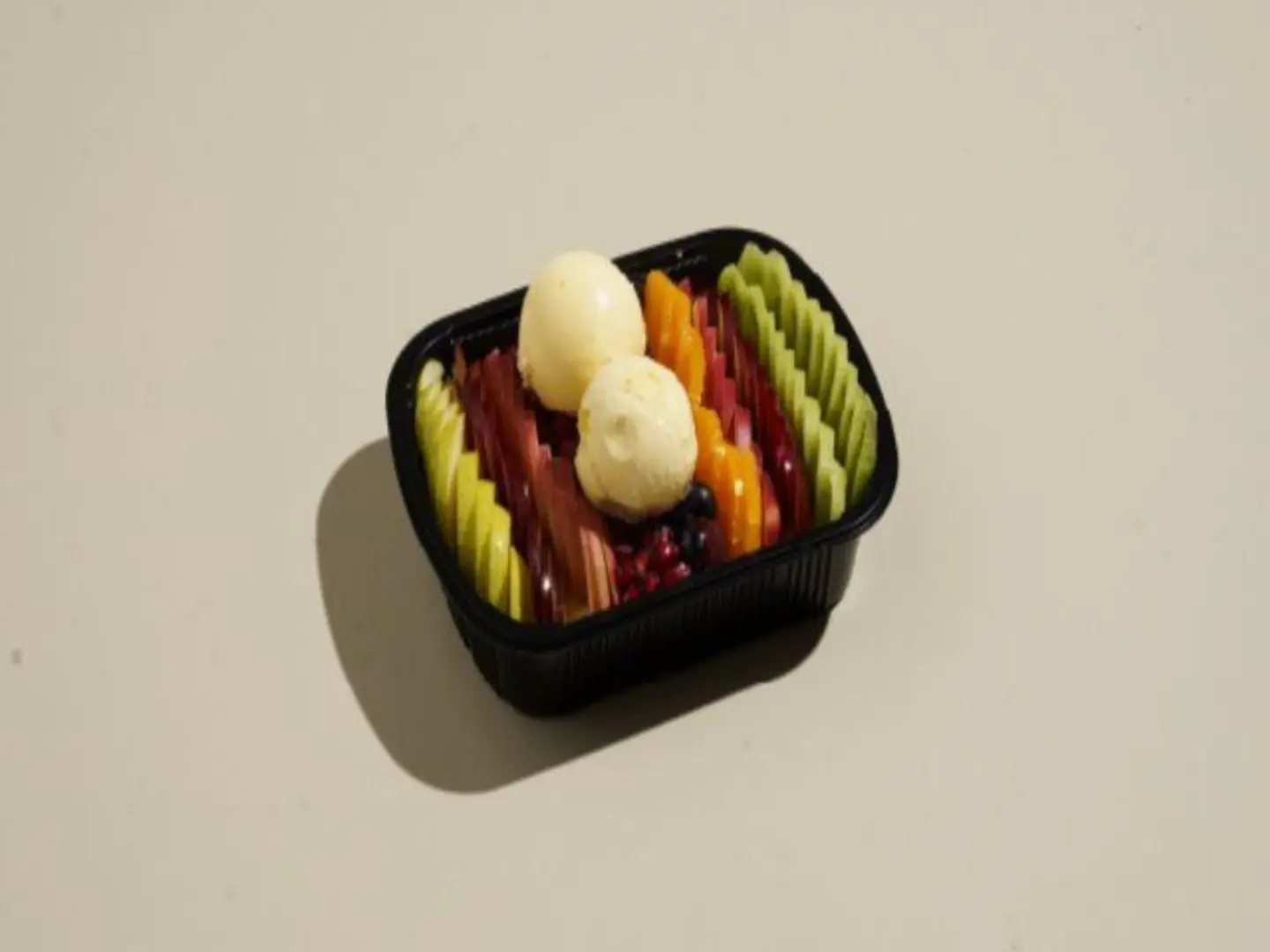 Fruits And Ice Cream