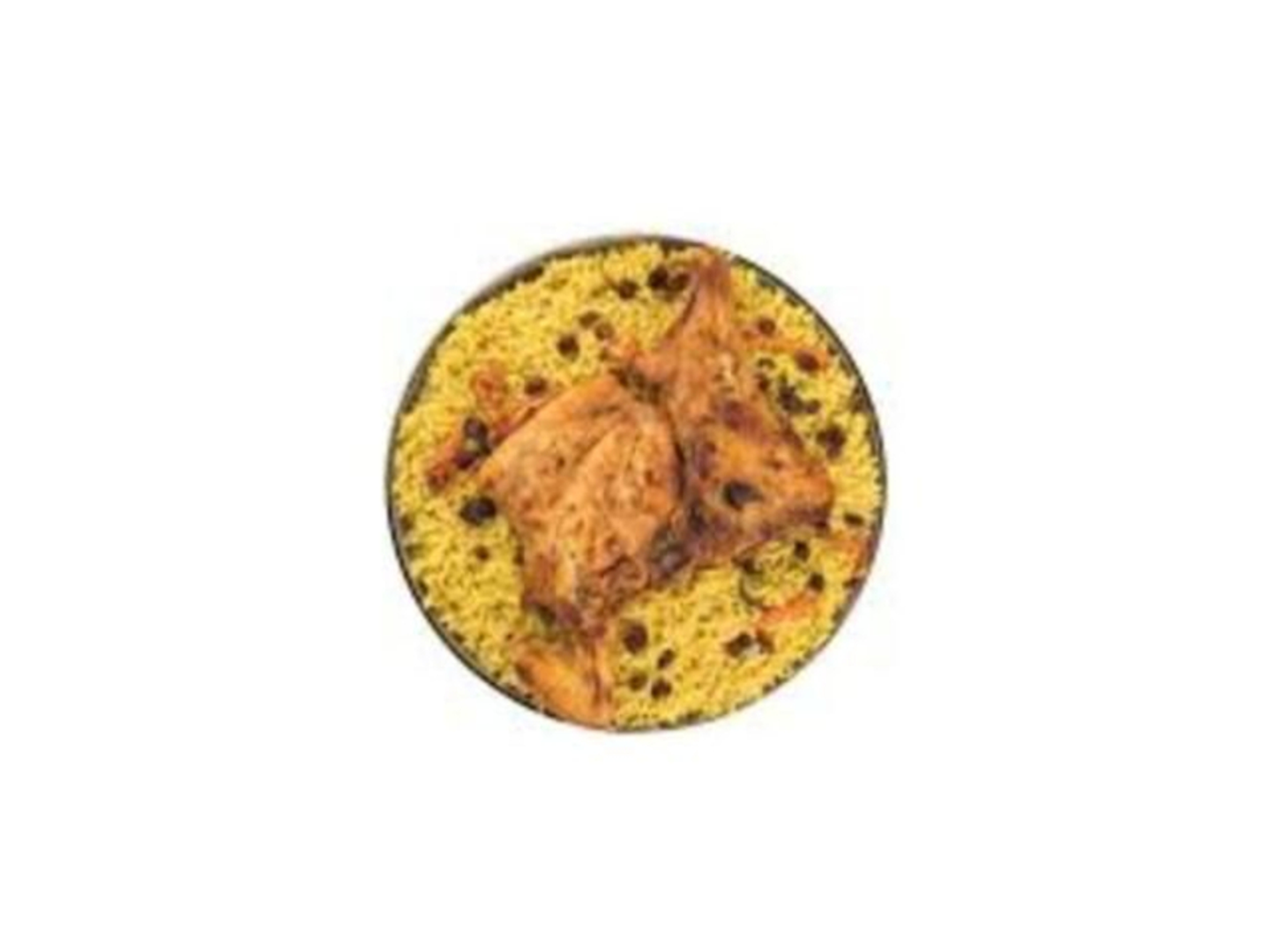 Half Grilled Chicken With Rice