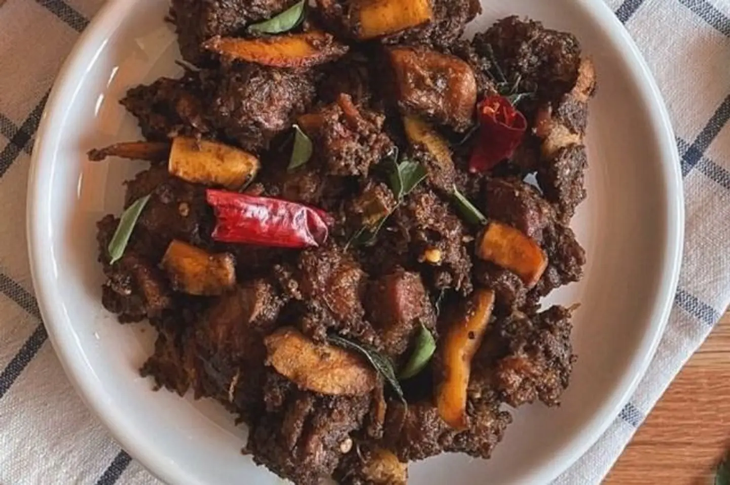 Beef Coconut Dry Fry Varattiyathu