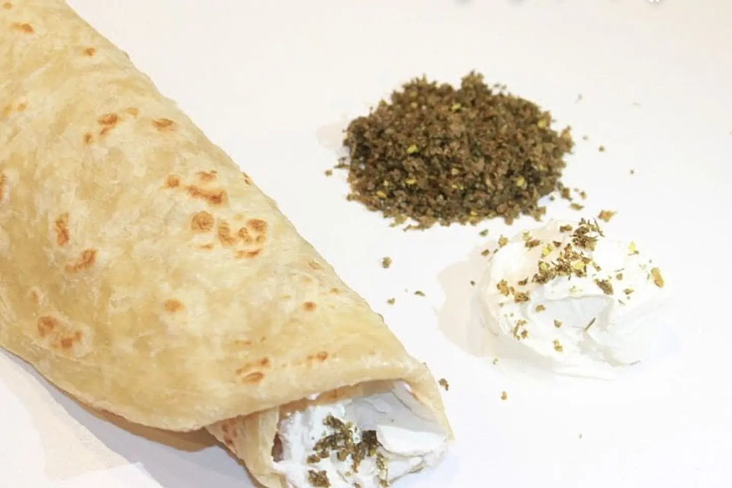 Labna And Zaatar Chapati
