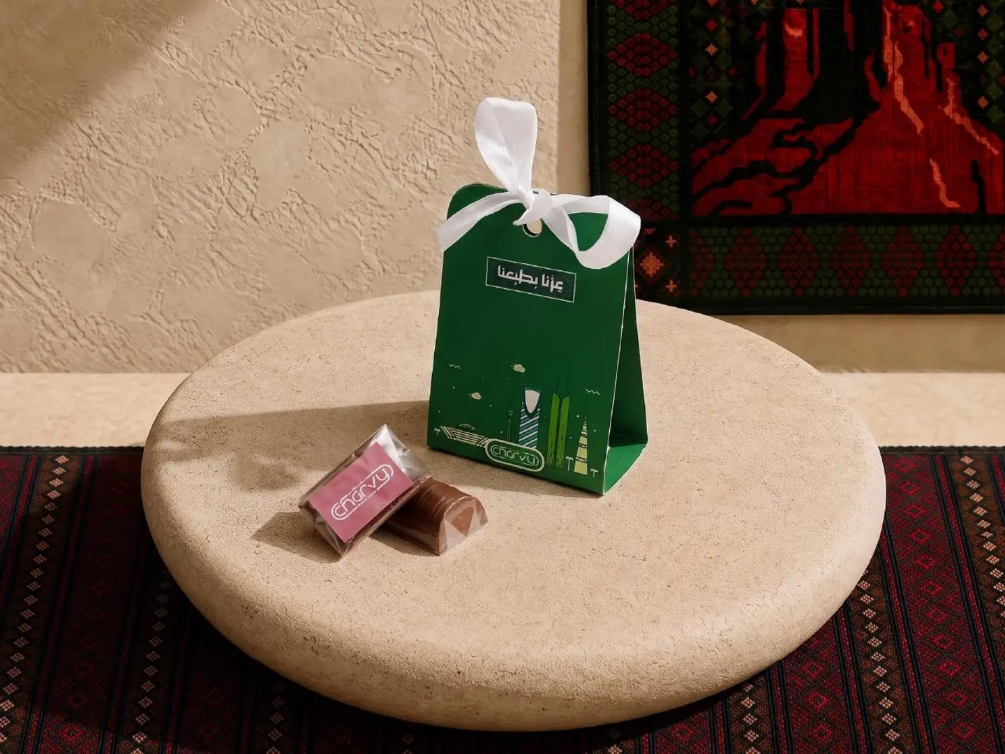 توزيعات شوكولاته (عزّنا) حبة