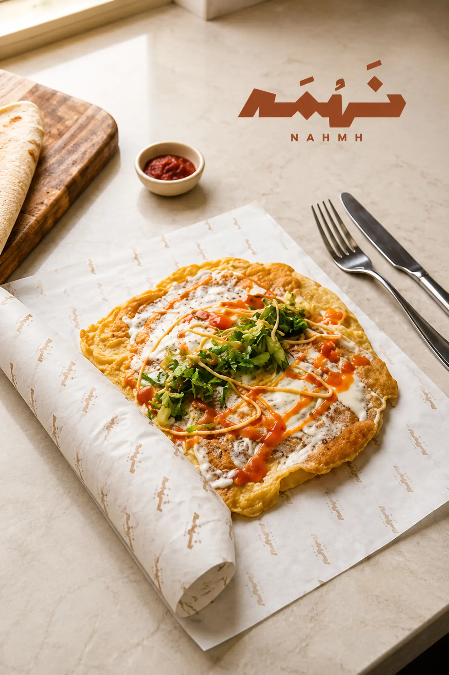 Mashed Tomato Stew Paratha