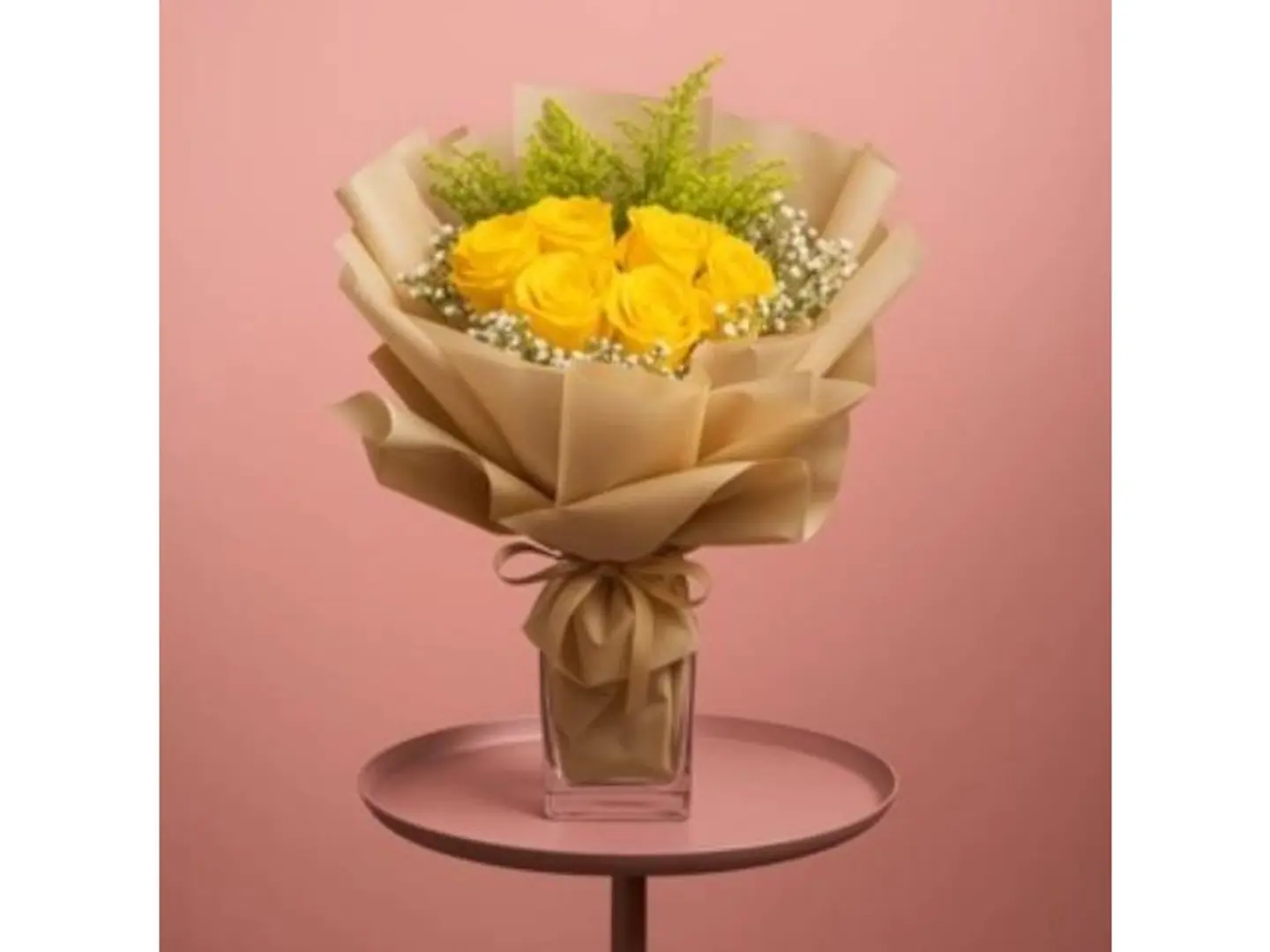 Vibrant Yellow Roses Bouquet