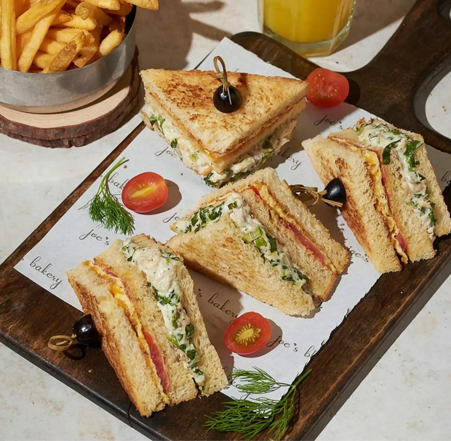 The Famous Chicken Club Sandwich