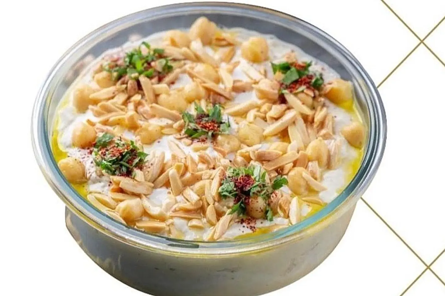 Hummus Fatteh With Nuts