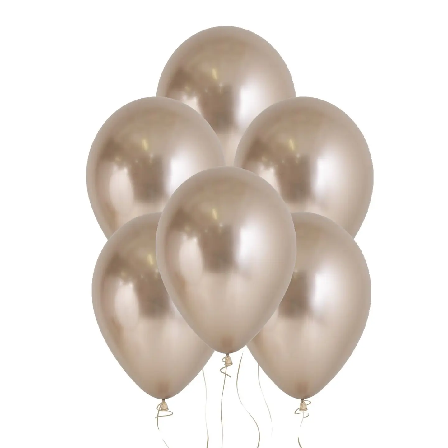 Chrome Light Gold Balloons