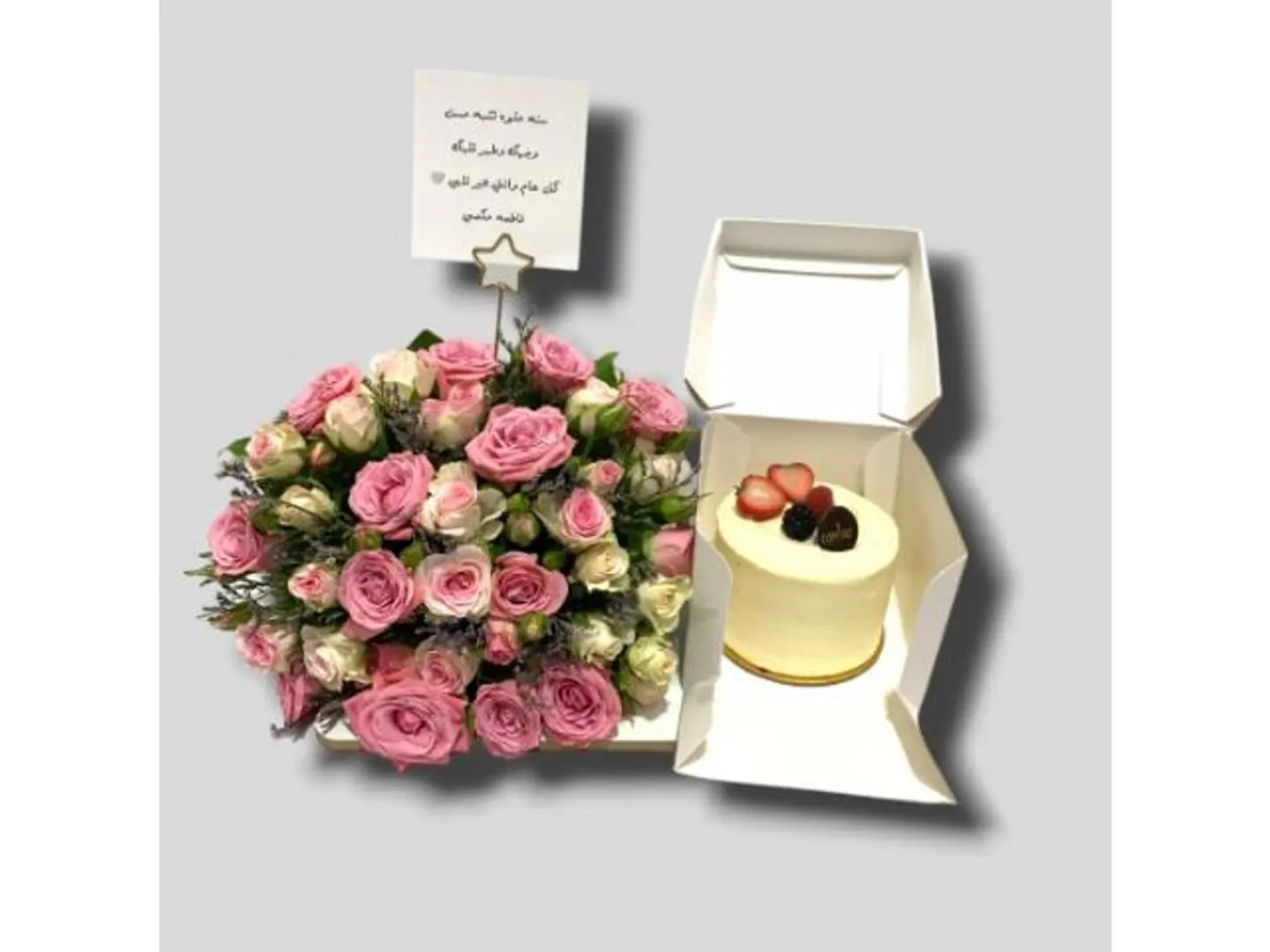 ورد مع كيك 4