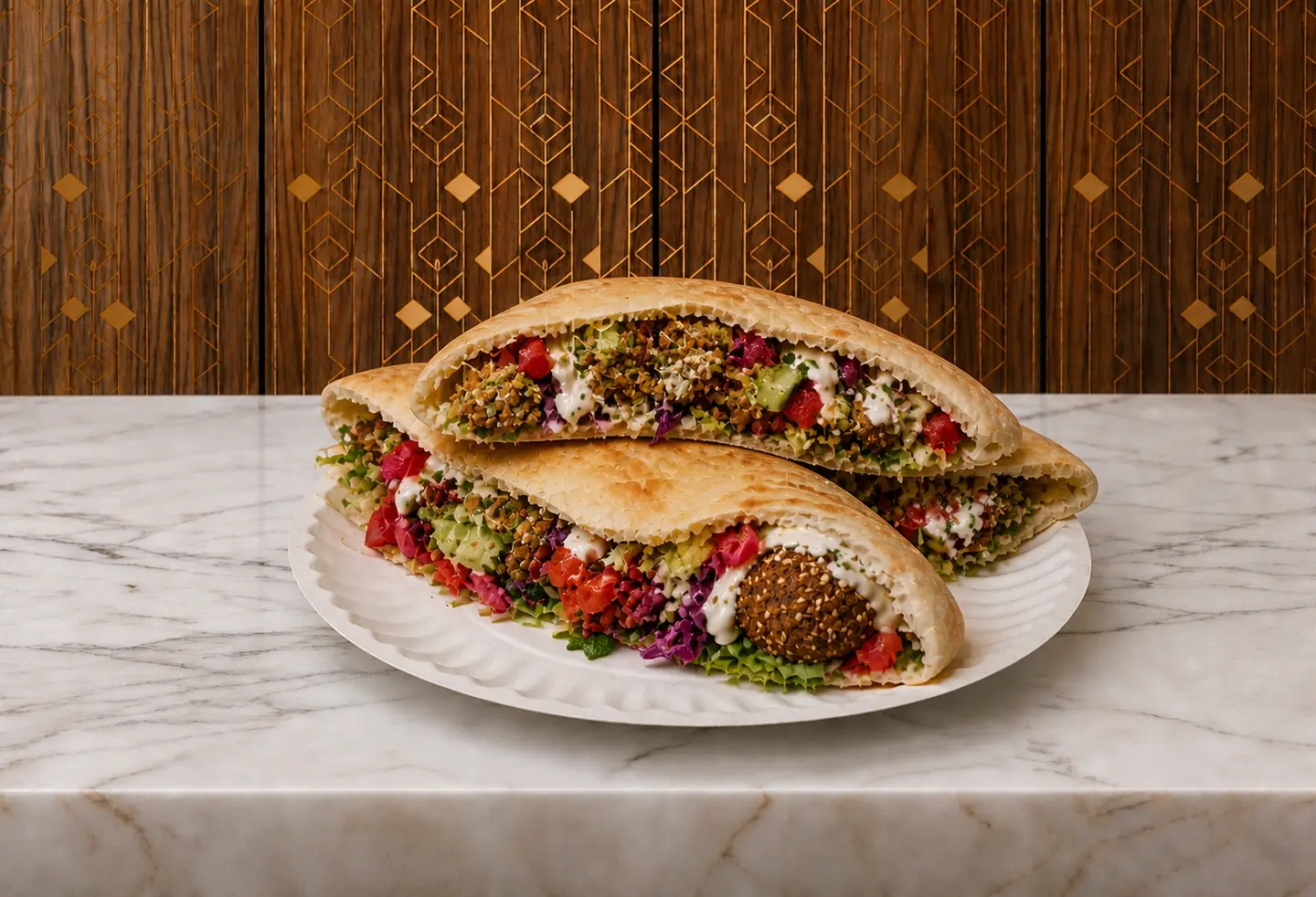 Mixed Falafel Pie