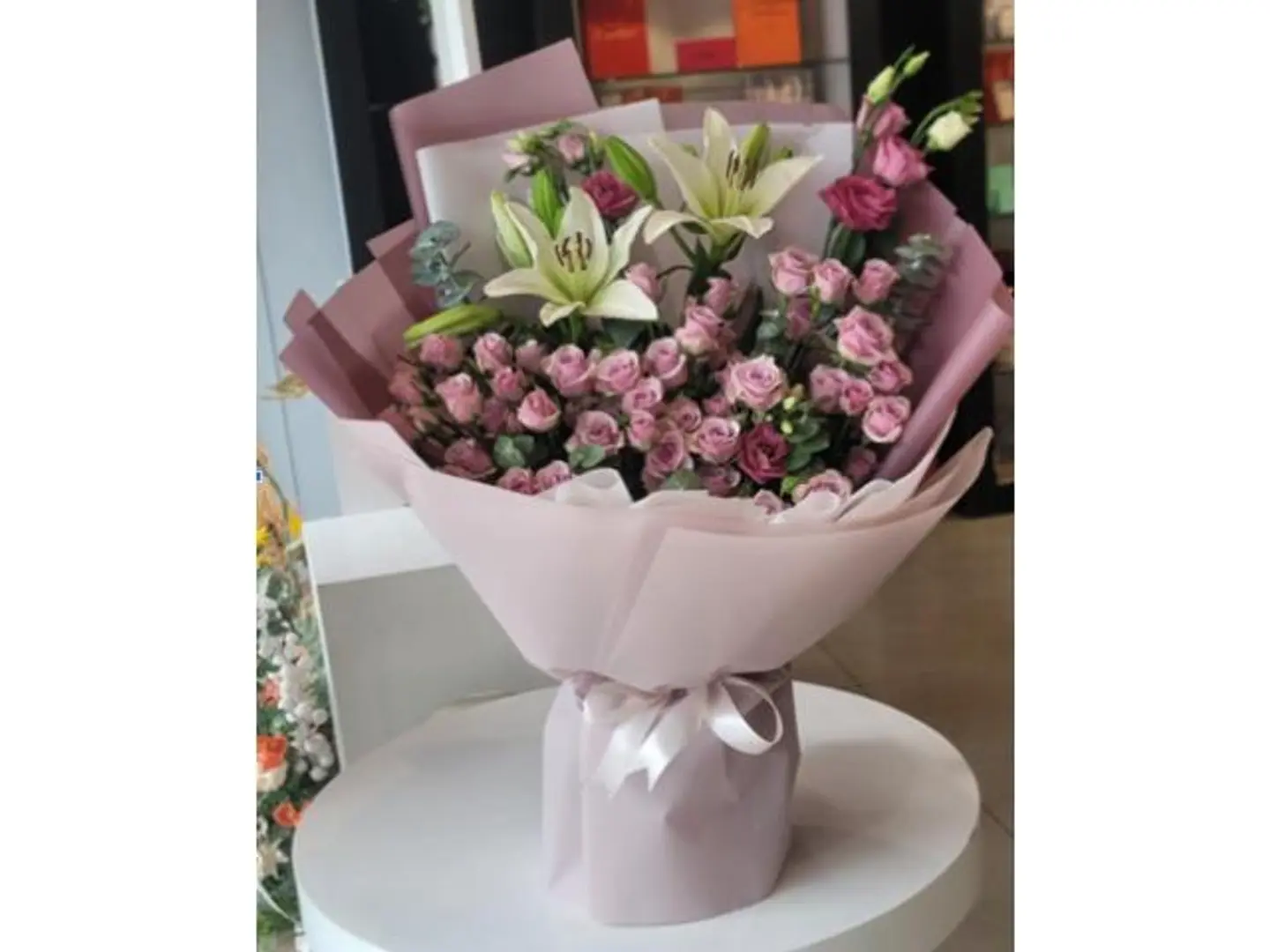 باقة ورد طبيعي8