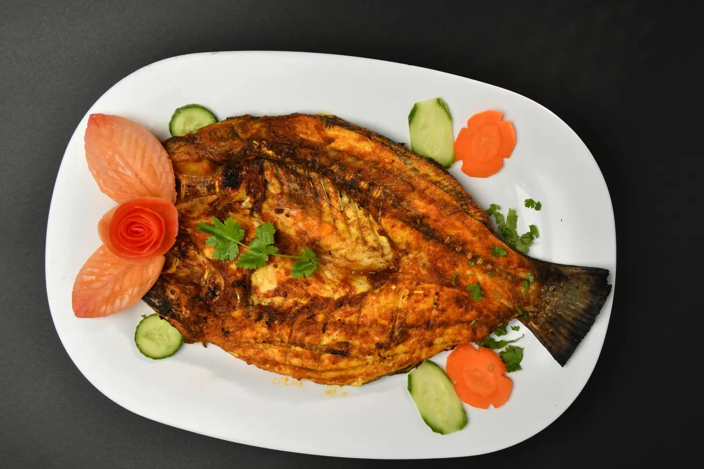 Oven Roasted Shaari Fish With Potatoes