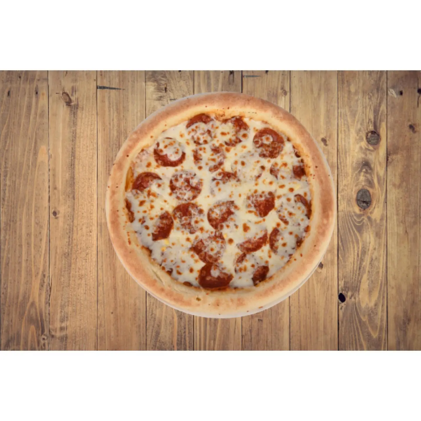 Pepperoni With Liquid Cheese