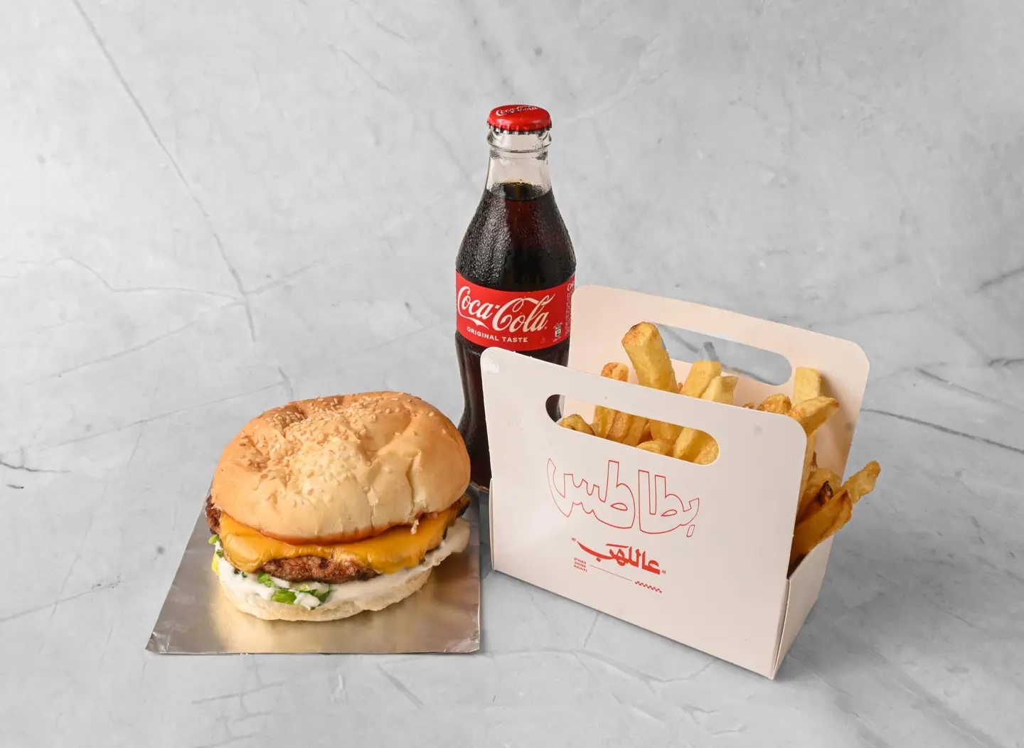 وجبة برجر دجاج