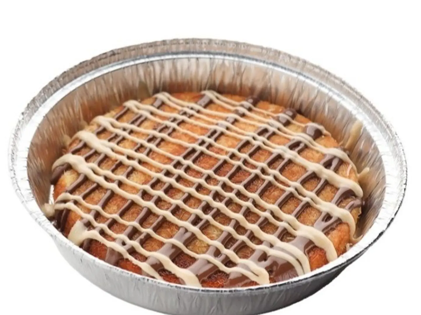 كنافة شكولاته مع اضافه الصوص