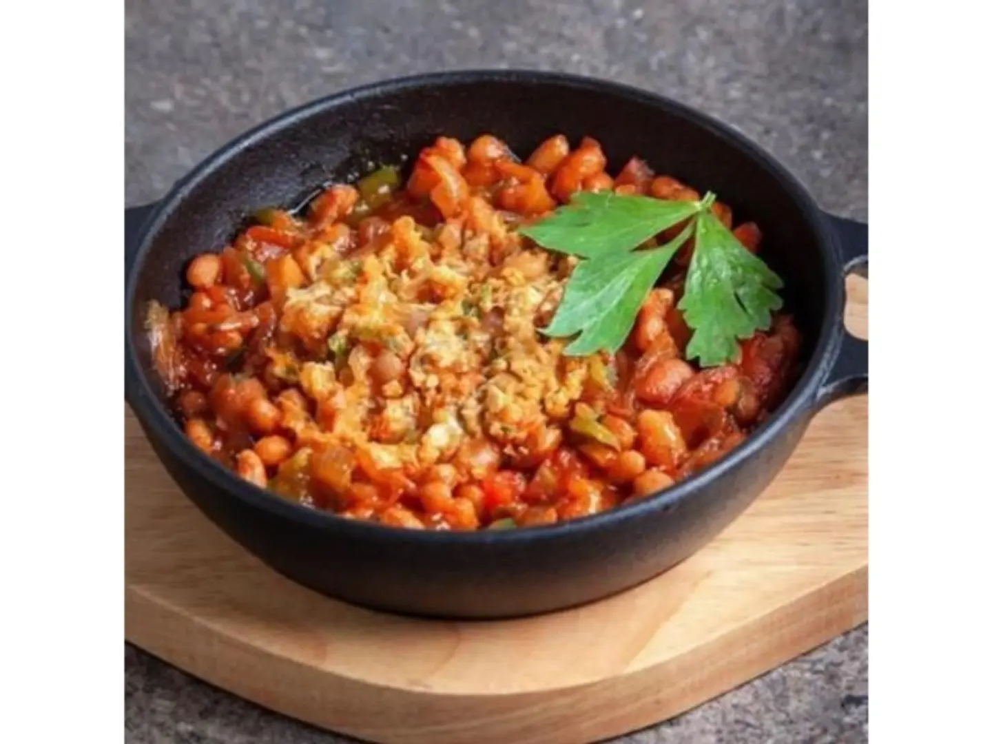 Beans With Eggs