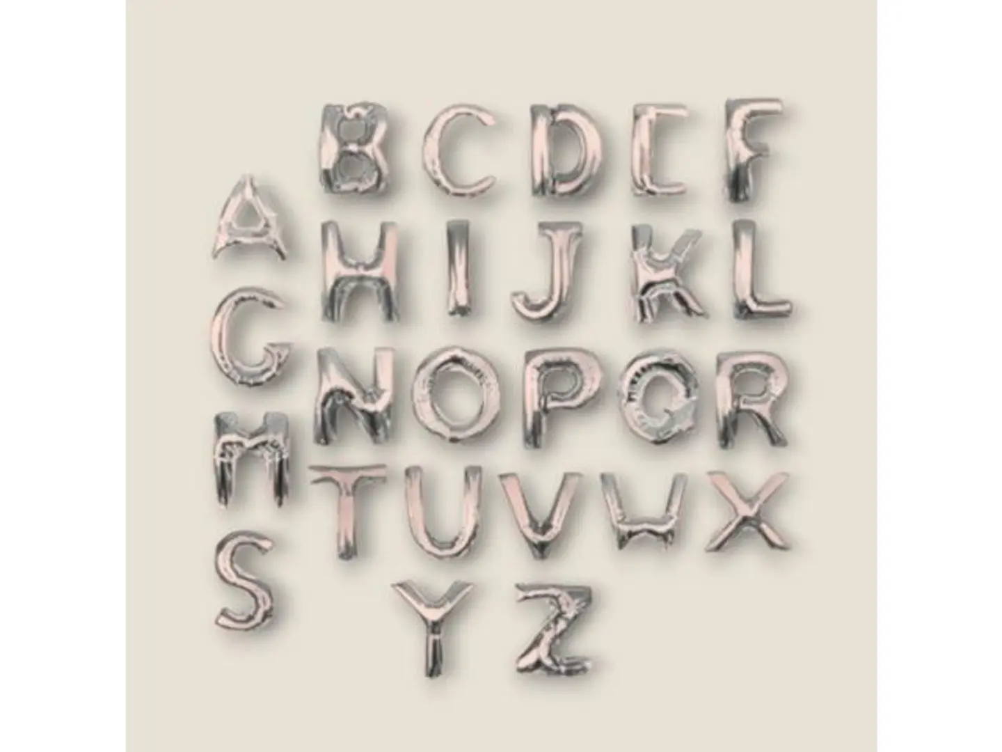 Letter Helium Balloon