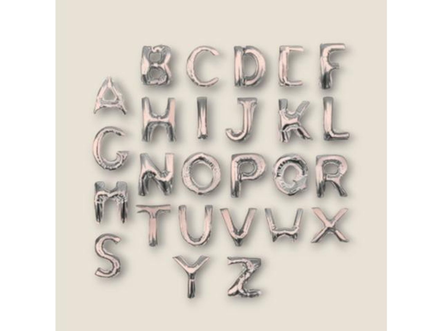Letter Helium Balloon