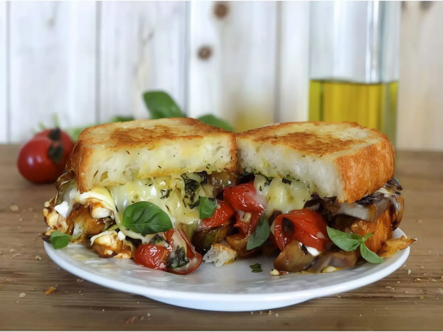 Grilled Vegetables Sandwich