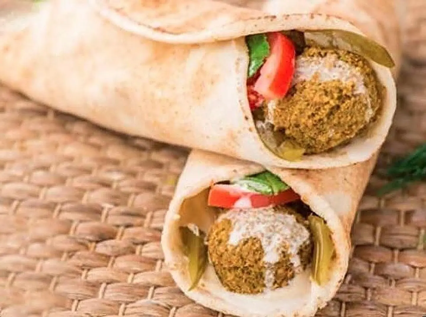 Falafel Sandwich With Egg