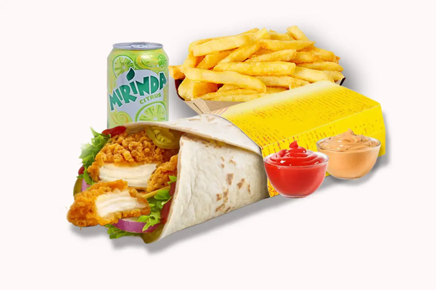 Fried Chicken Tortilla Meal