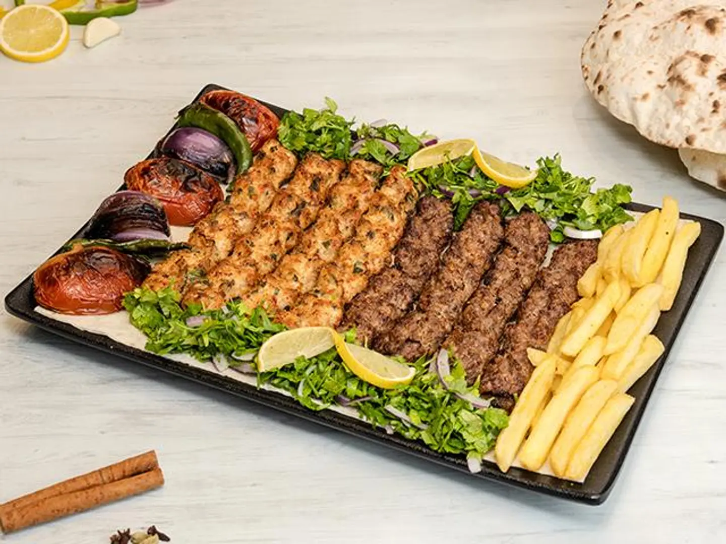 Half A Kilo Of Mixed Kebabs