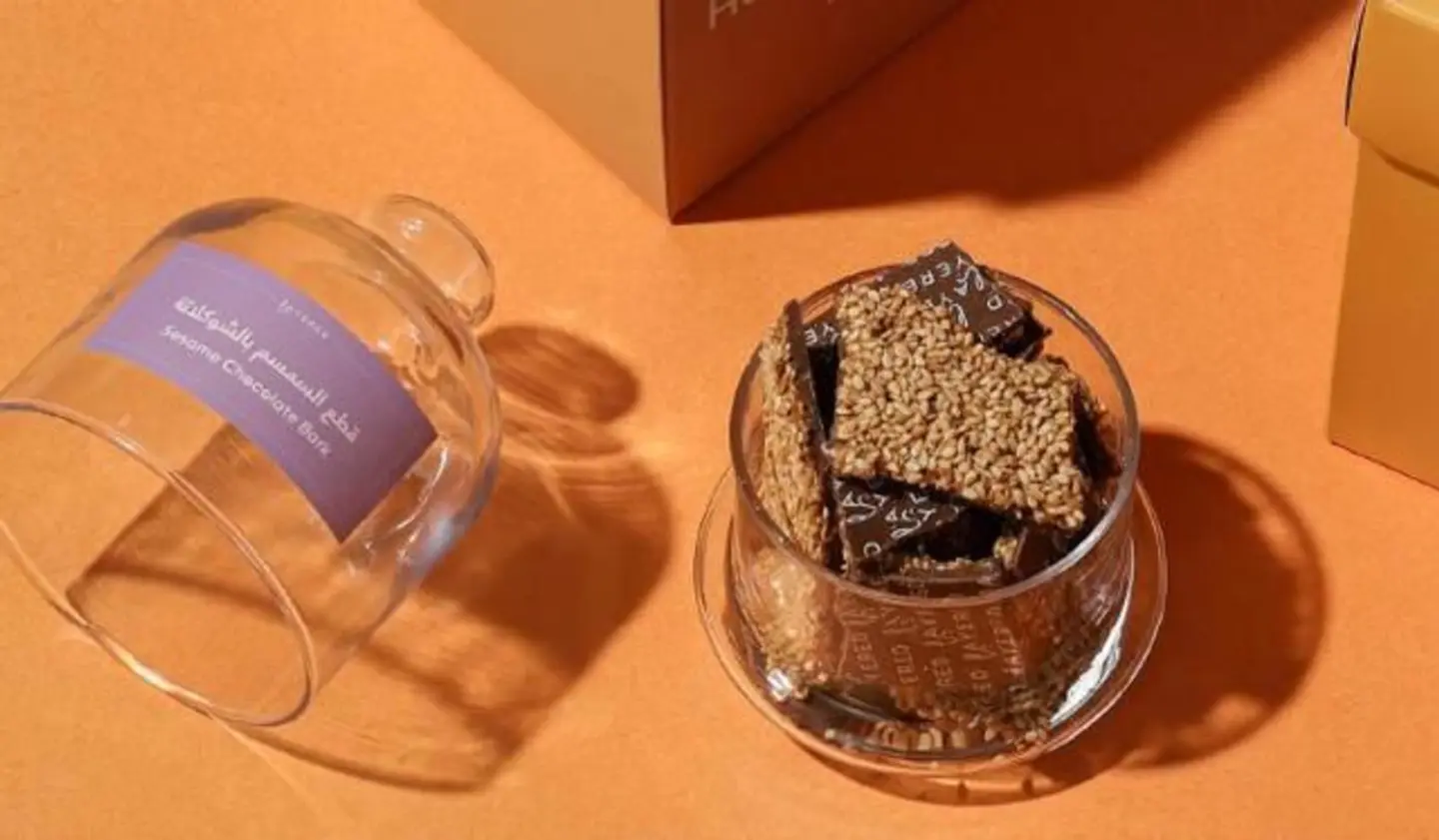 Sesame Chocolate Barks