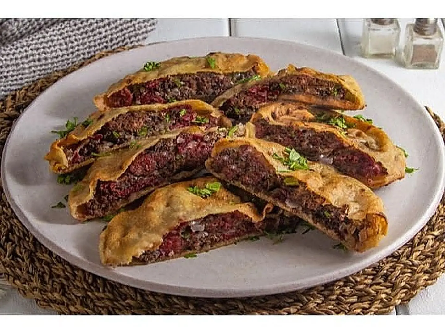 Sausage With Pastrami Hawawshi