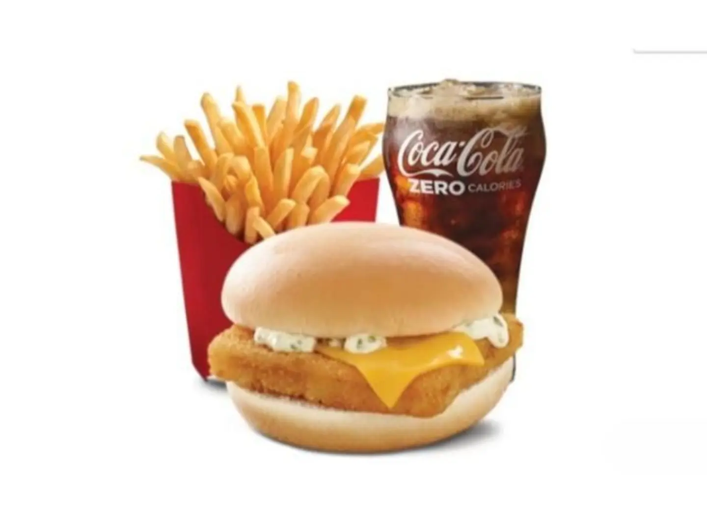 وجبة برجر سمك