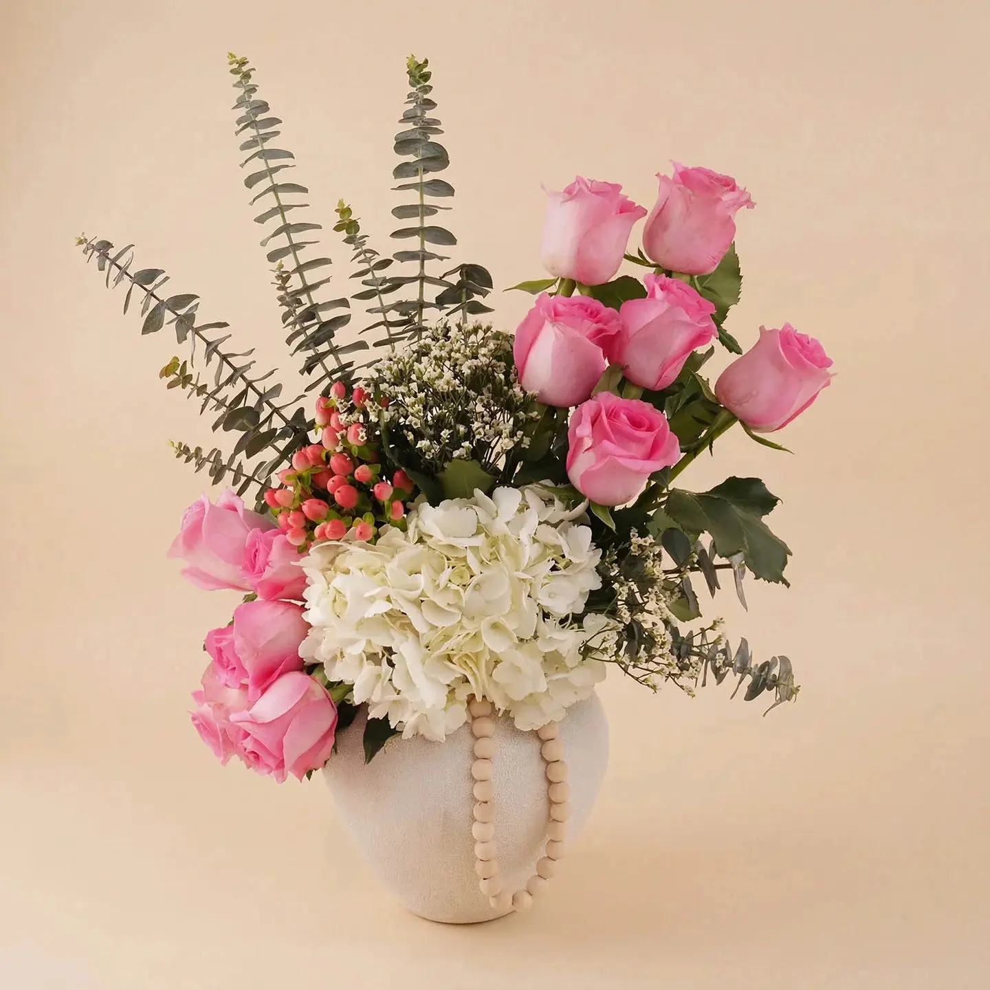 Song Vase Rose And Hydrangea