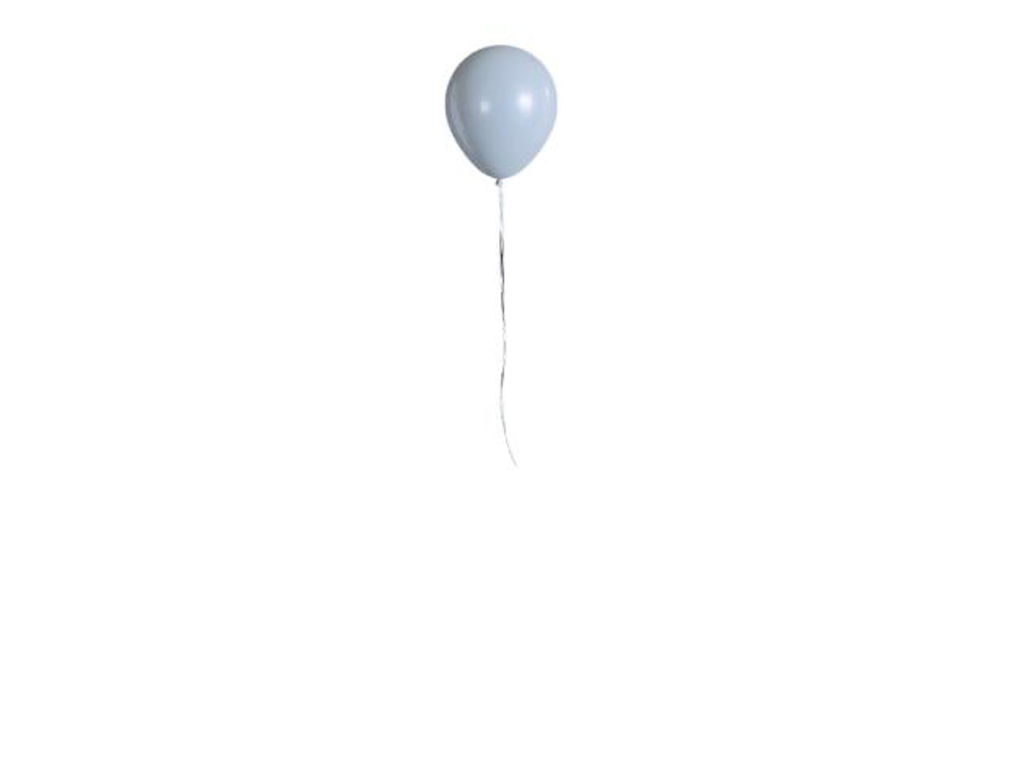 بالون هيليوم رمادي