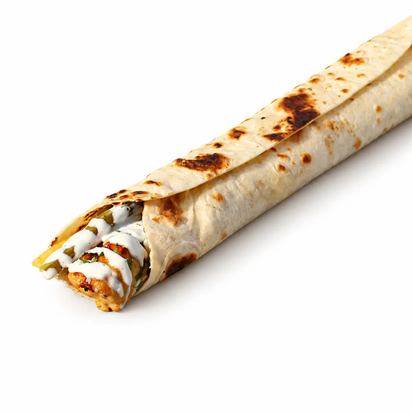 Shish Tawook Saroukh Wrap