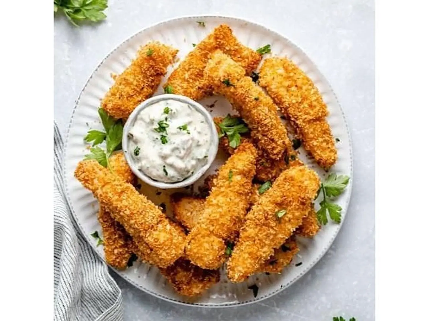 Fish Fingers With Tartar Sauce