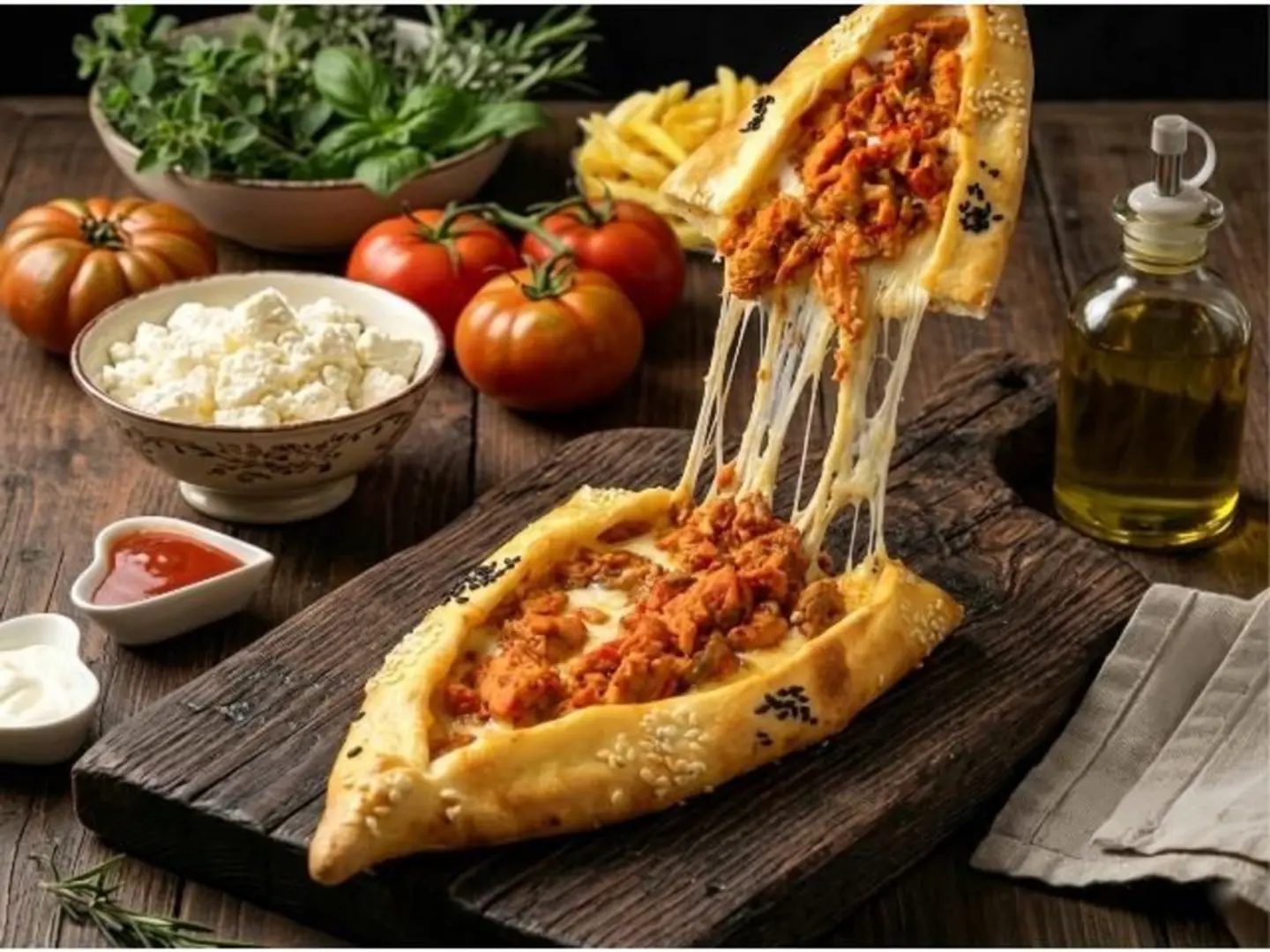 Mixed Chicken And Cheese Pie