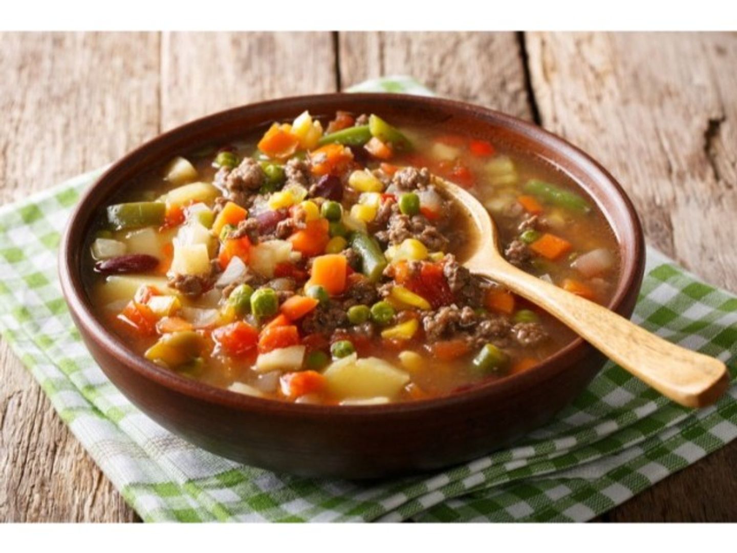 شوربة خضار باللحم