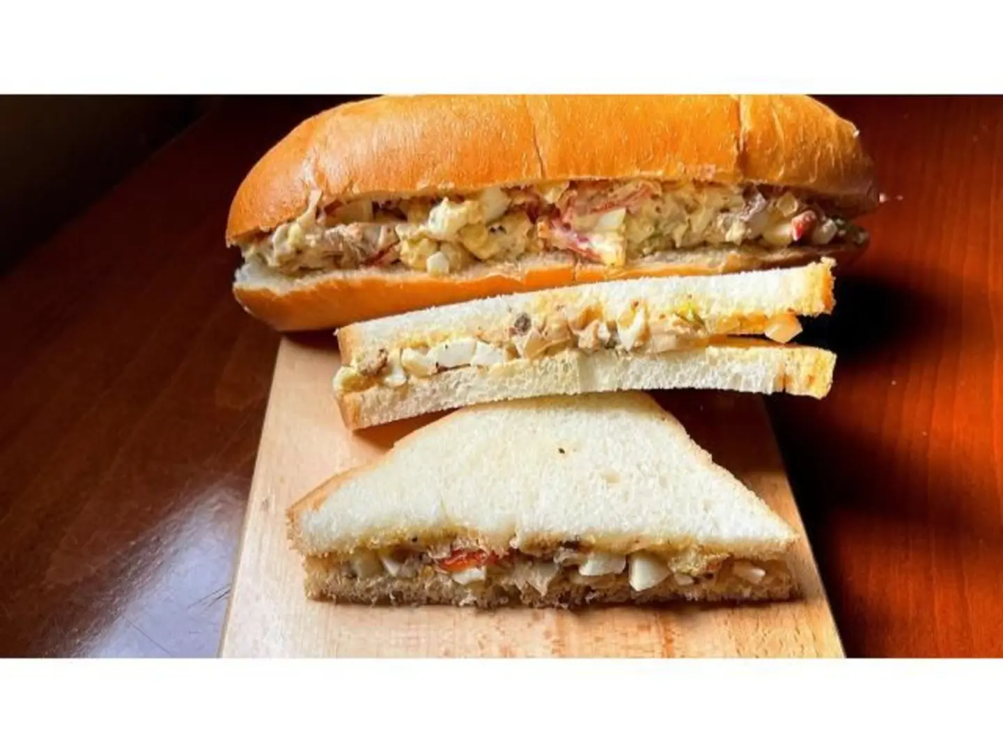 ساندوتش بيض فطر