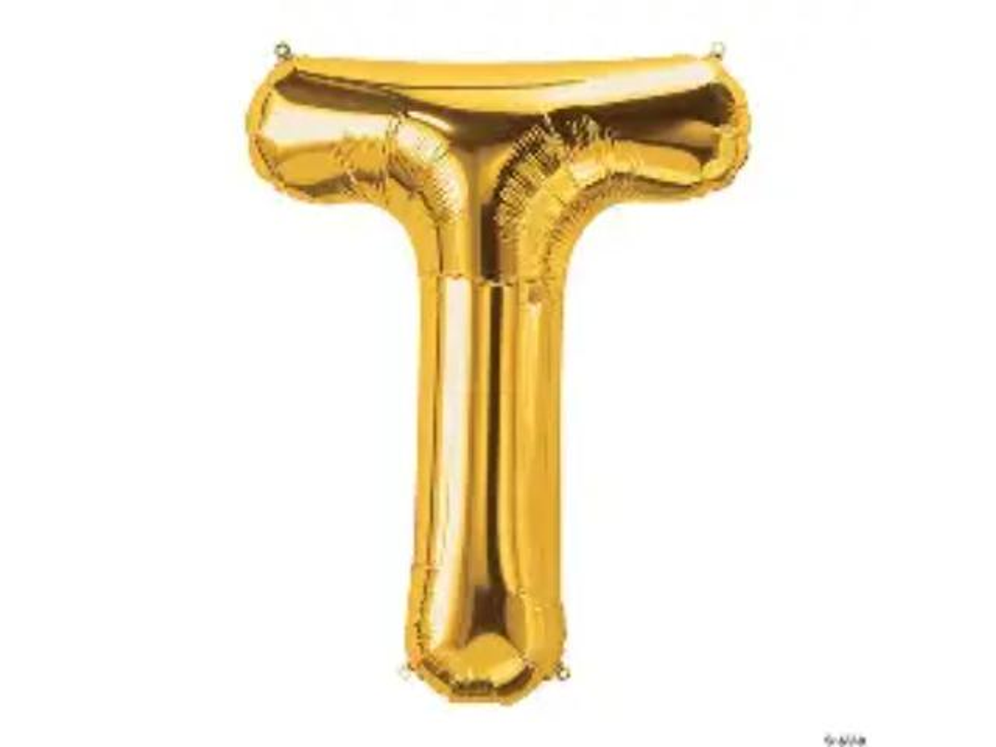 Gold Letter Balloon T