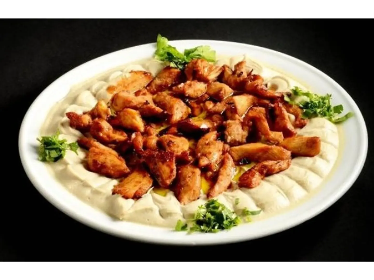 Chicken Hummus Plate