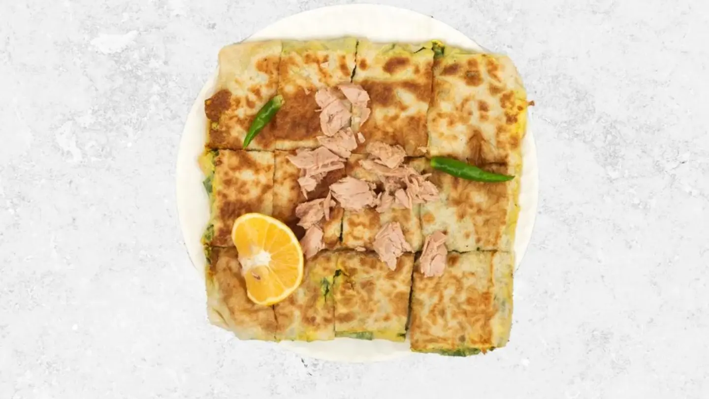 Vegetable Mutabbak With Tuna And Meat