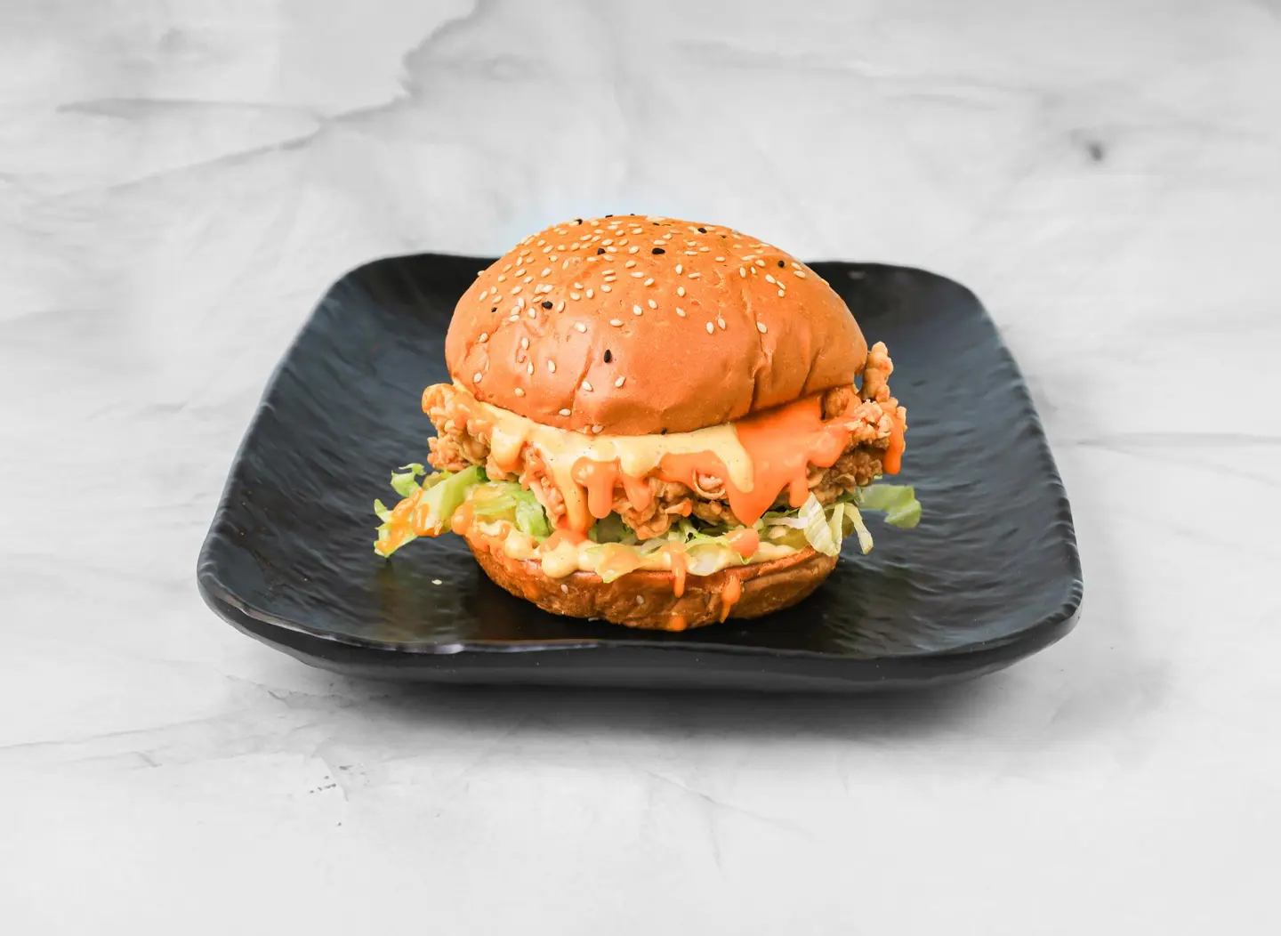 برجر دجاج كرنشي باز