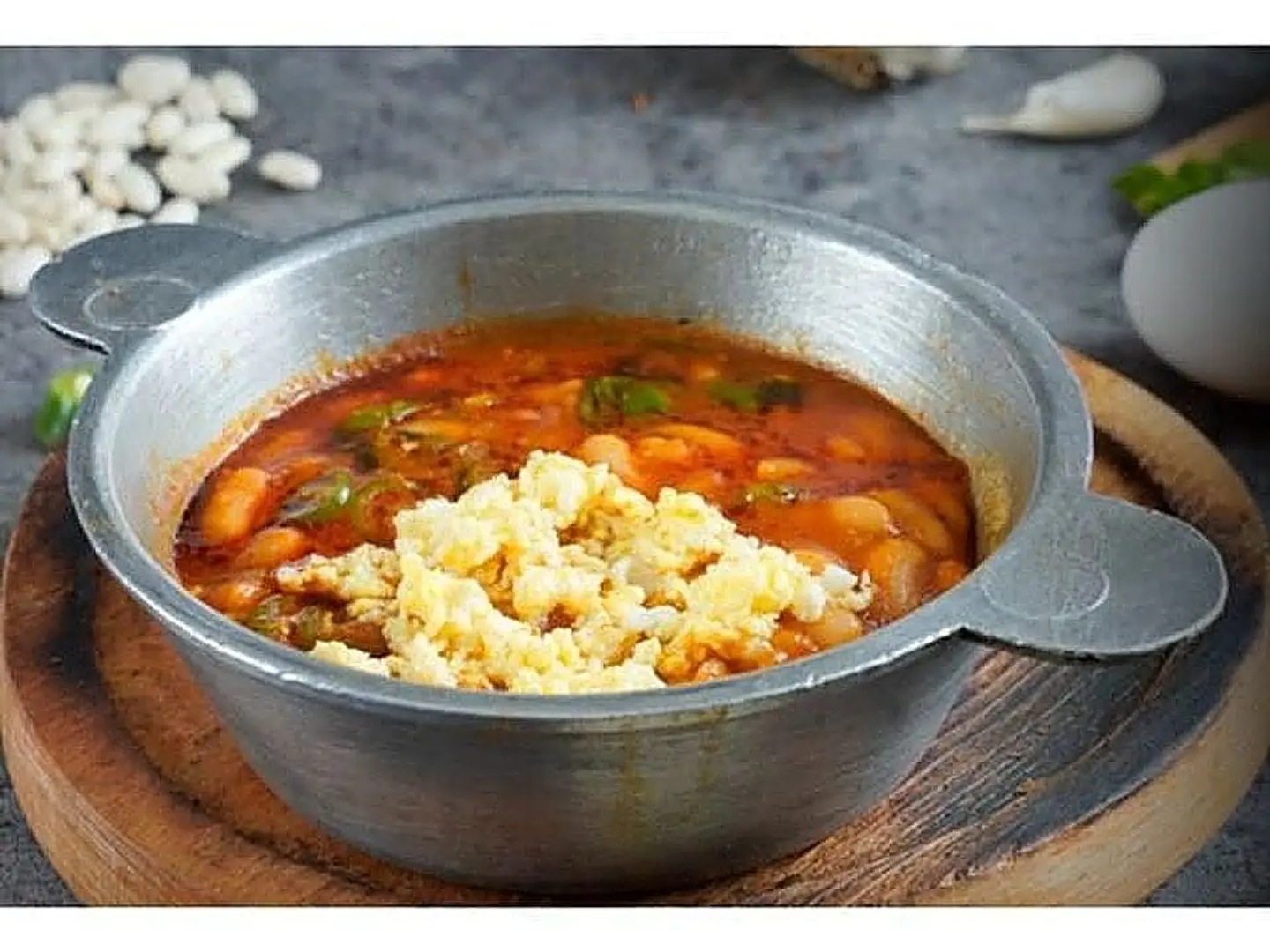 White Beans With Egg Wet