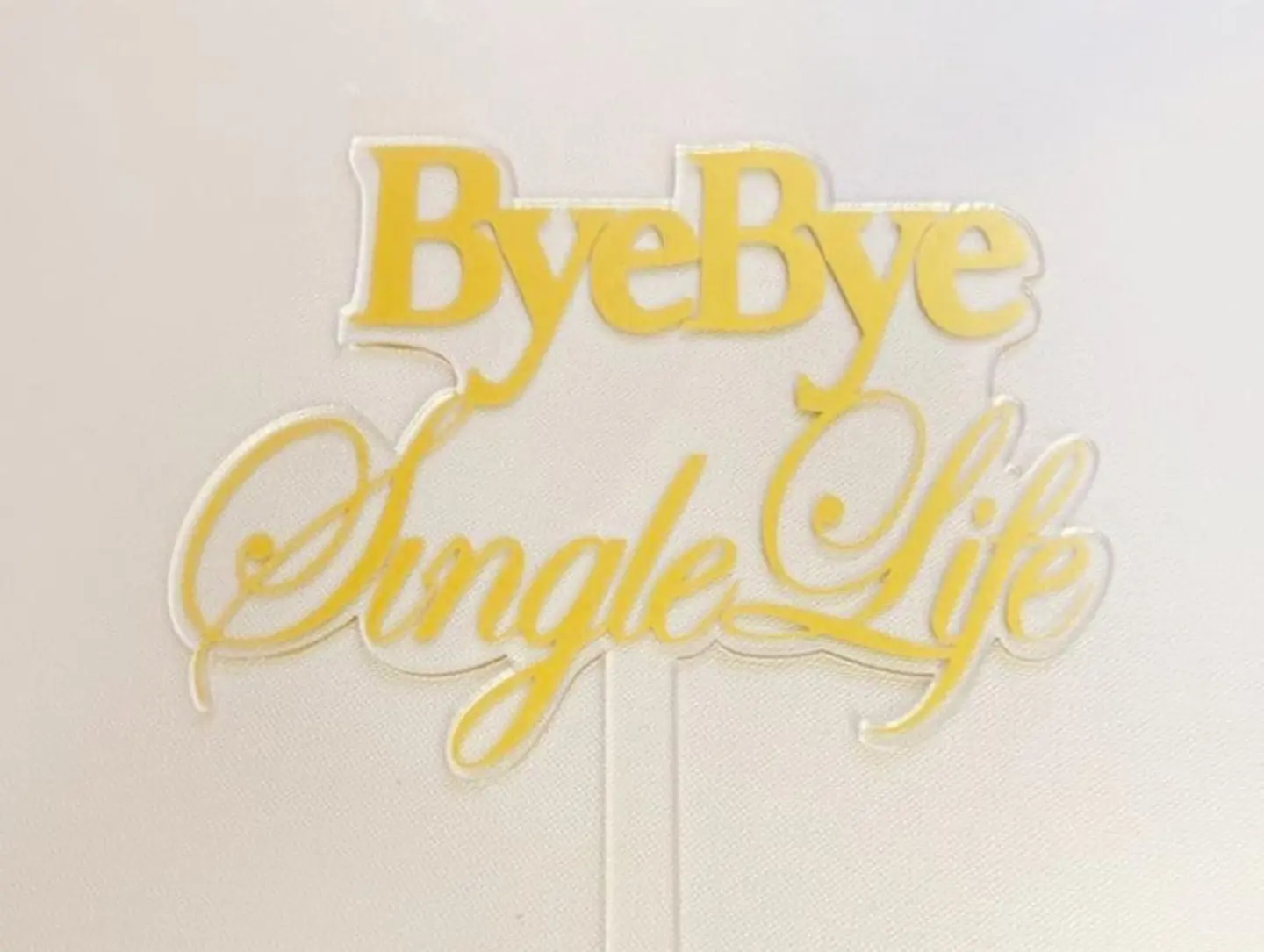 Bye Bye Single!