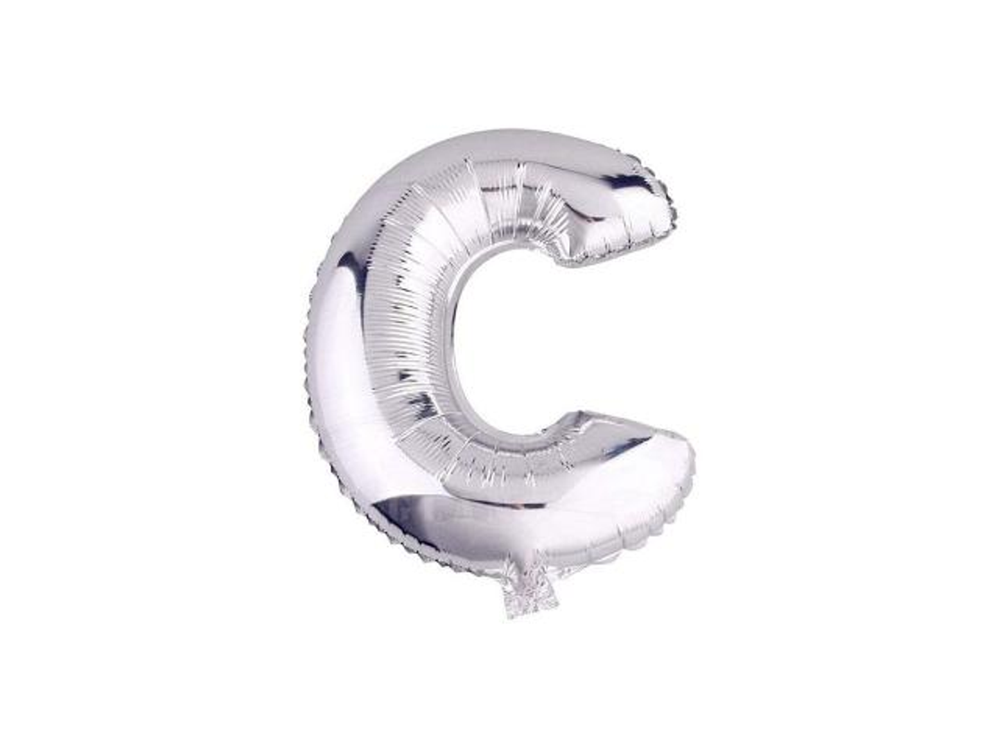 Balloon Letter C Silver