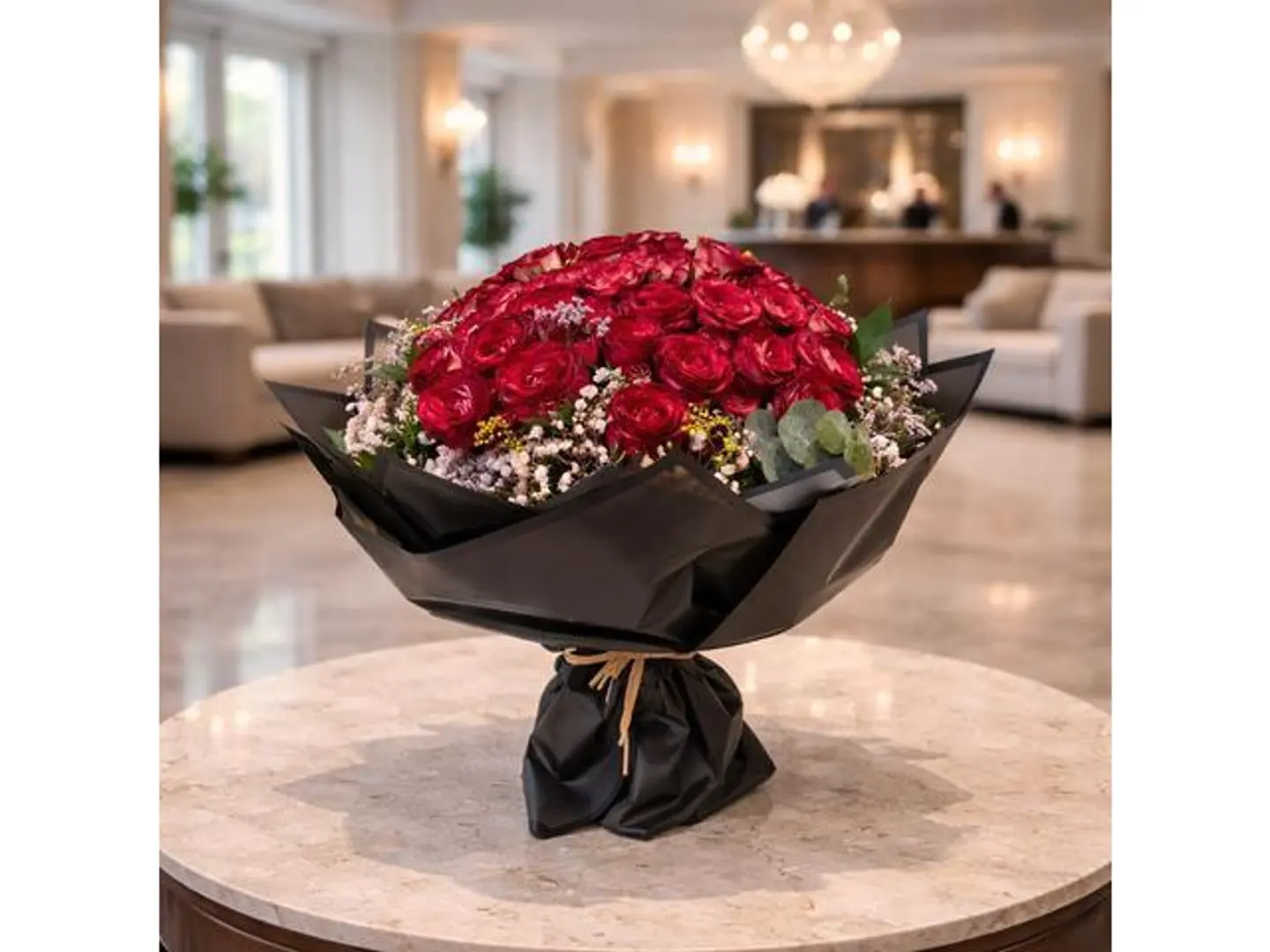 احمر دبل غلاف اسود ثمانية