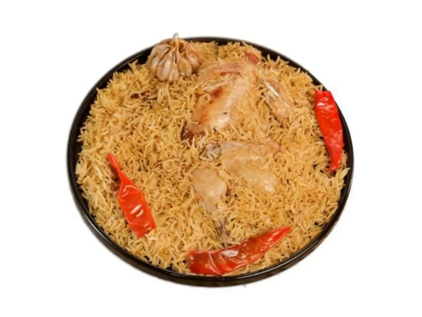 نصف دجاج كبسة البر