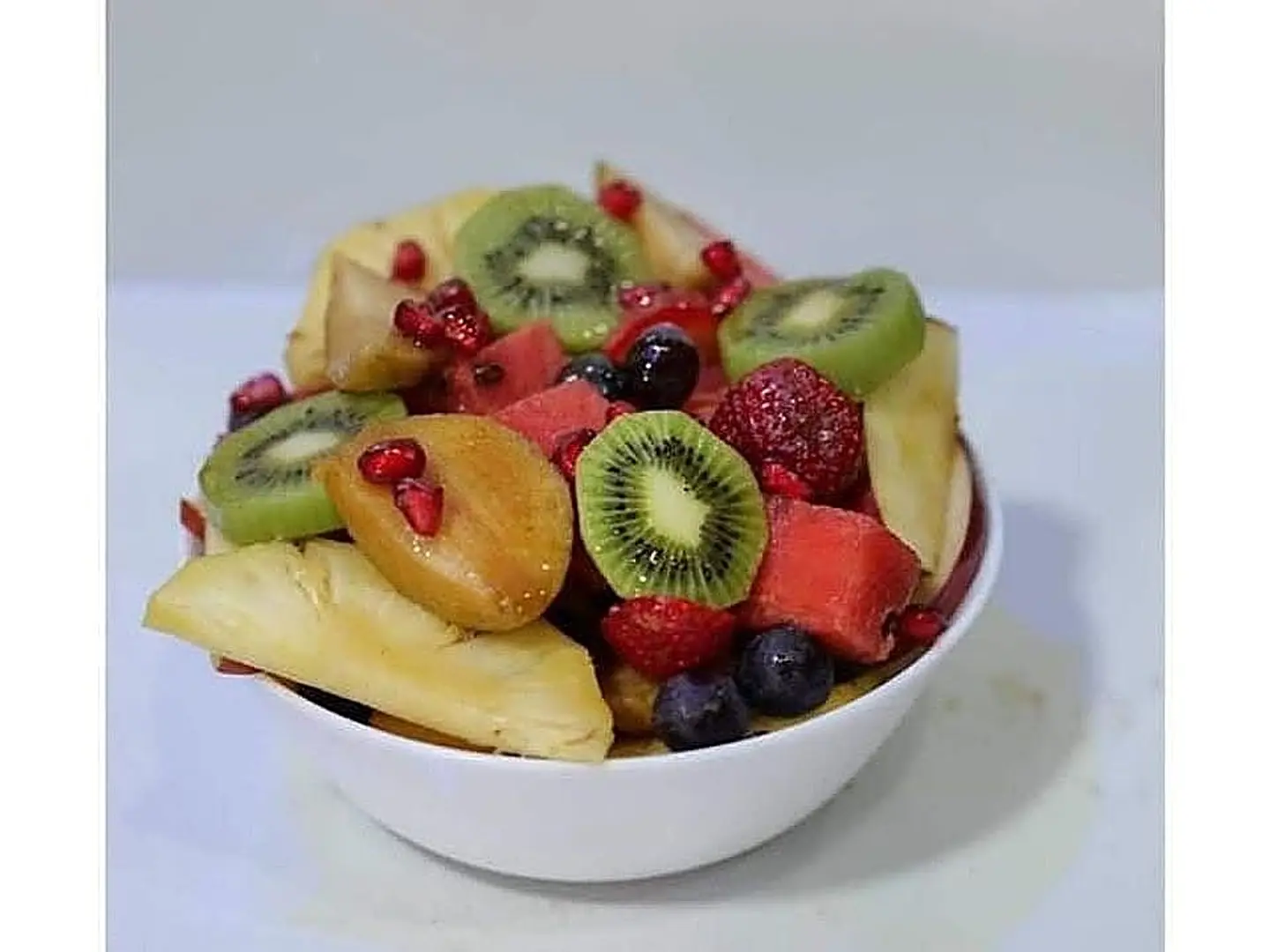 Fruit Salad With Ice Cream