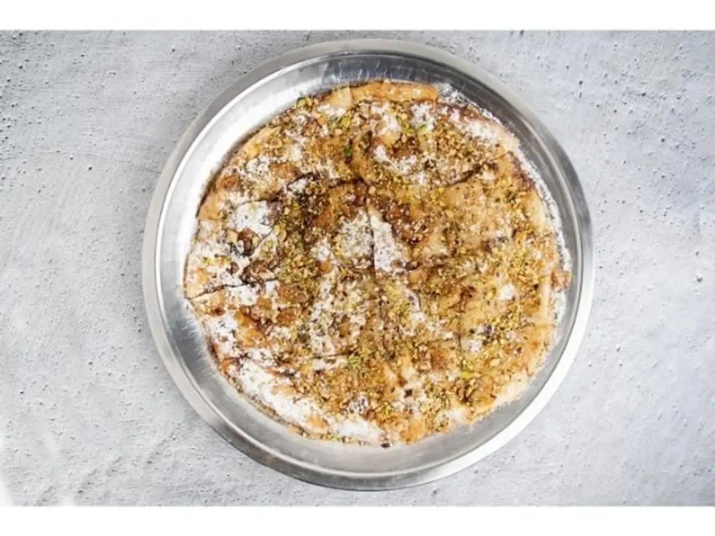Cream And Halawa Pie