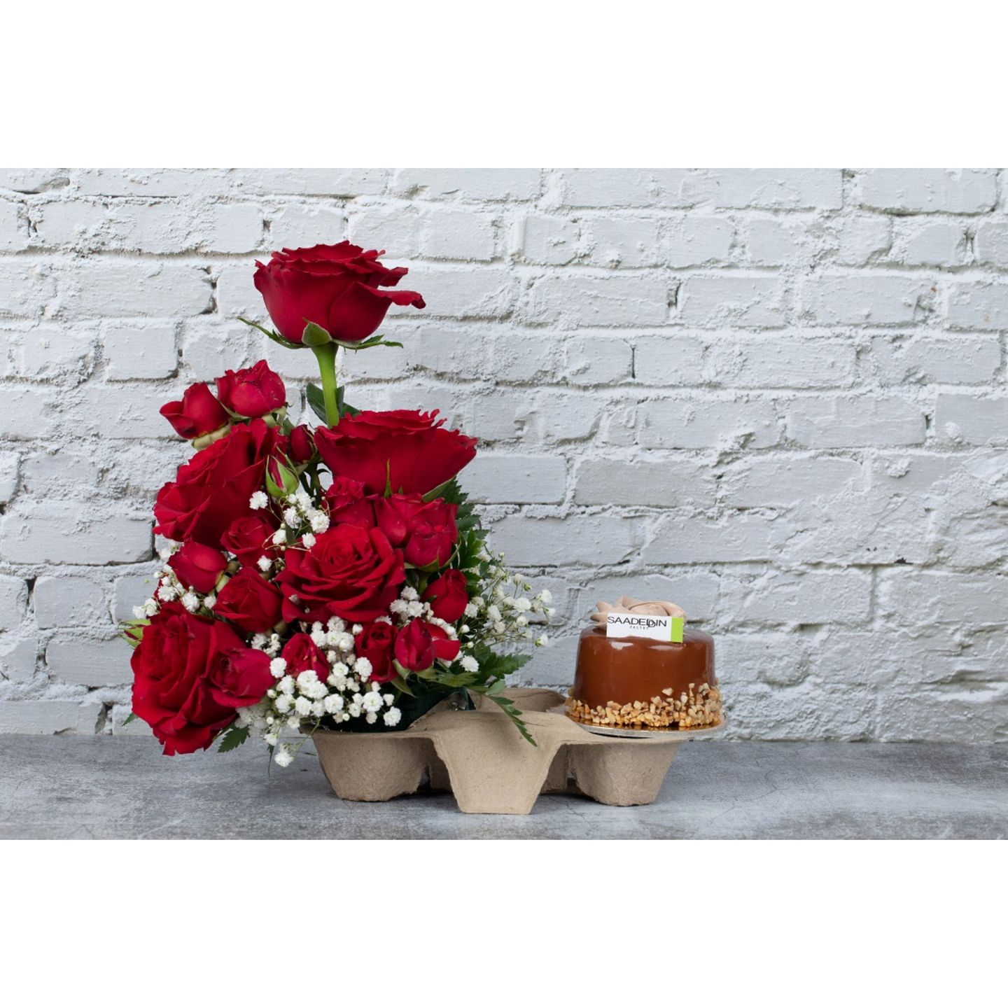 Red With Cake