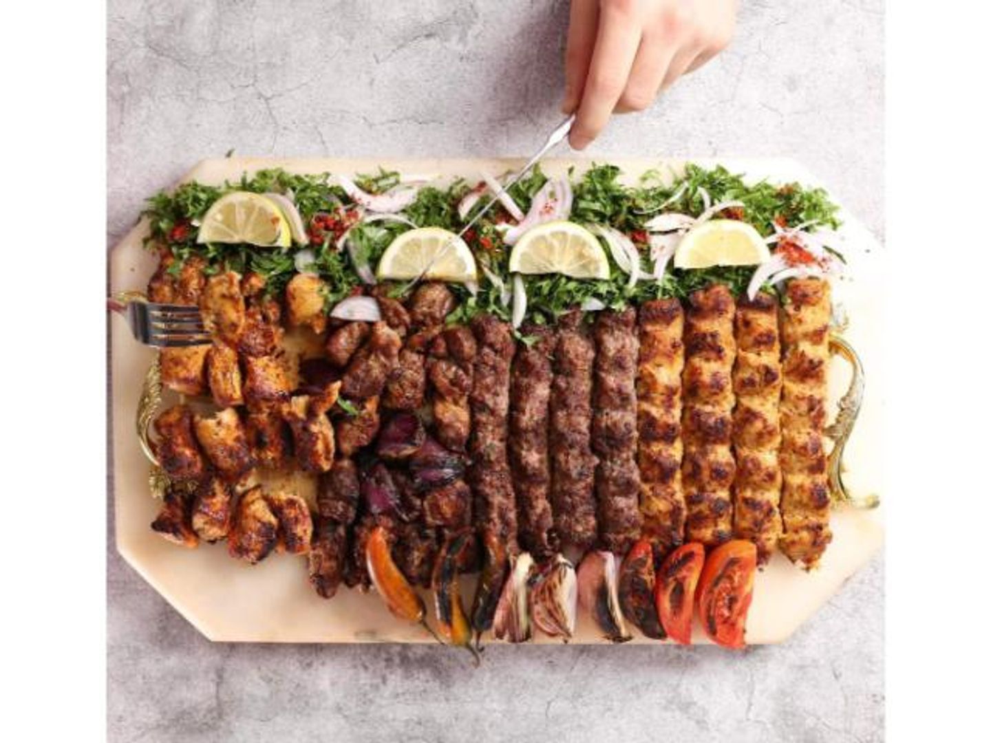 صحن مشاوي مشكل عائلي