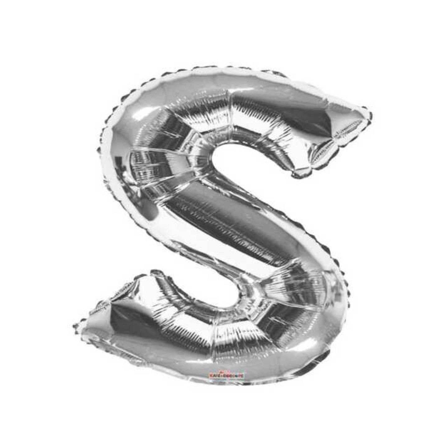 Letter S Helium Tin