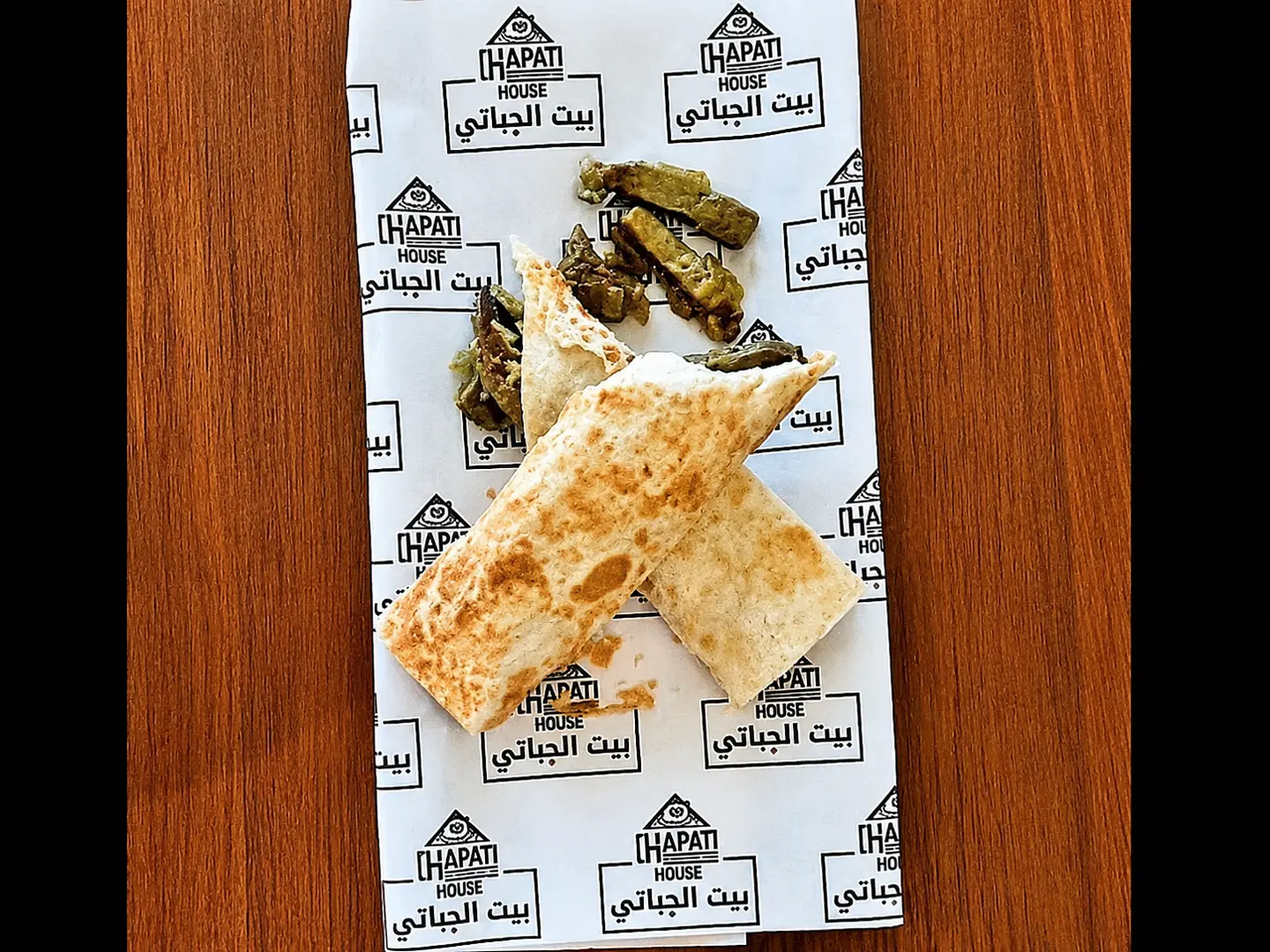 Chapati Liver And Cheese